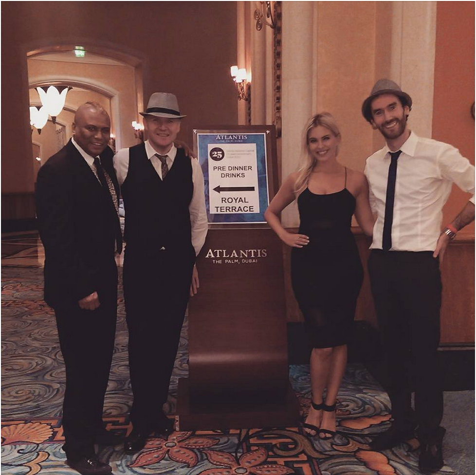 StampEnts's tweet image. Another great gig for #WellSwung at @ATLANTIS last night. Fantastic crowd and great fun! #thePalm #jazz #MyDubai