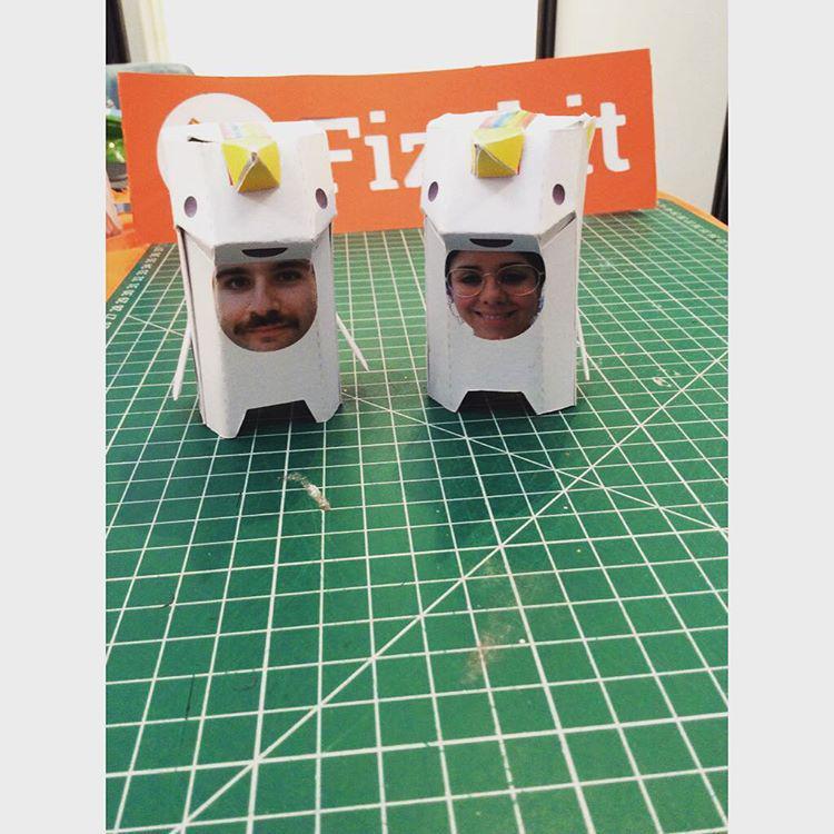 Otherbots's tweet image. Your picture in a robot! Let&apos;s google #CraftyRobot and find it on #kickstarter to support this project. They&apos;re #pe…