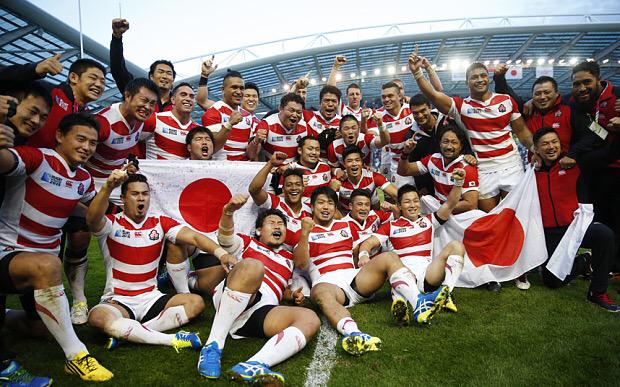eatsleeprugby's tweet photo. http://t.co/lEXzAVoeNd - everyone's second favourite team. Here is Japan's highlights from #RWC2015 http://t.co/KjwneYwwBa