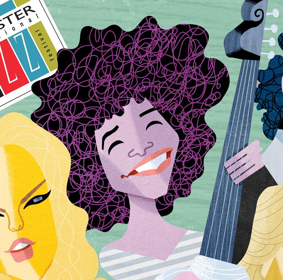 Davidcowlesillustrations:

  Happy Birthday, Esperanza Spalding 
