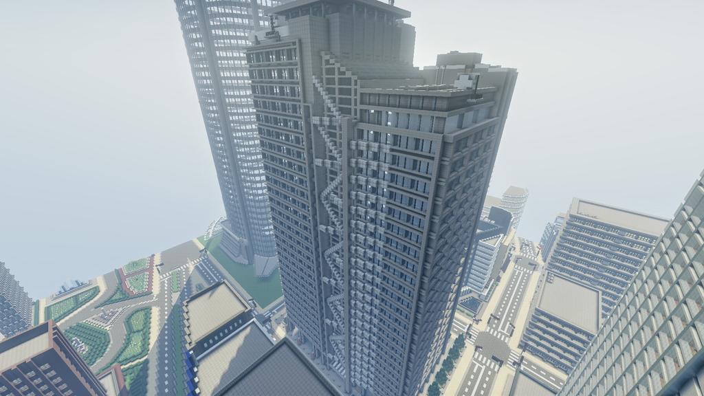 ちーさら(ほんもの) on Twitter: "久しぶりに高層ビルを建築しました。地上29階建て、高さ170mぐらい 