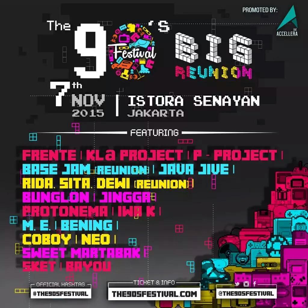 #Pekanbaru Tix #The90sFestival Presale.2 Fest:517,5K|VIP:1380K at <a href="/Mutestore/">Mutestore</a> Cc:@accellera_ent  #MMAuthorizedStore
