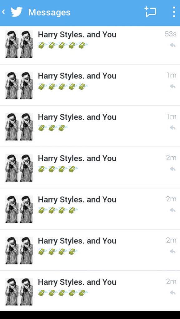 Rt link in bio for a solo dm with harry styles! i check! xx #5YearsOfOneDirection #EMABiggesrFans1D #ItsPerfectDay