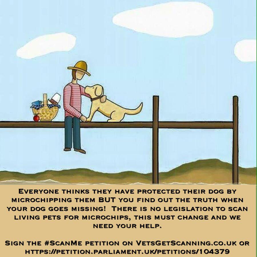 Never assume anything! Help make it law to scan &amp; check for microchips Sign #ScanMe petition.parliament.uk/petitions/1043… pls RT