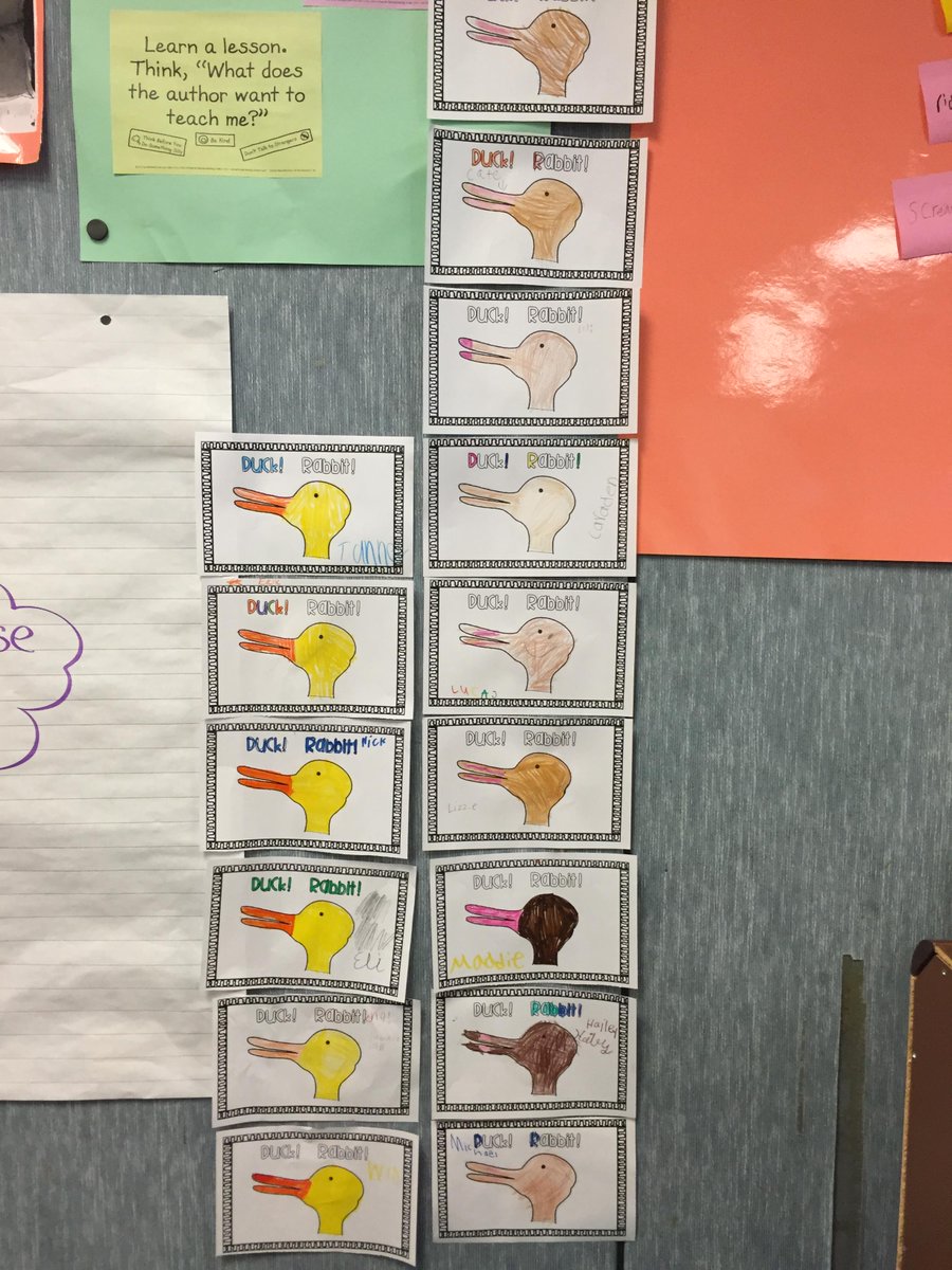 healey_class's tweet image. Had so much fun with week 2 of #GRA15. 9 votes for rabbit, 6 votes for duck! Anxiously awaiting the global results!