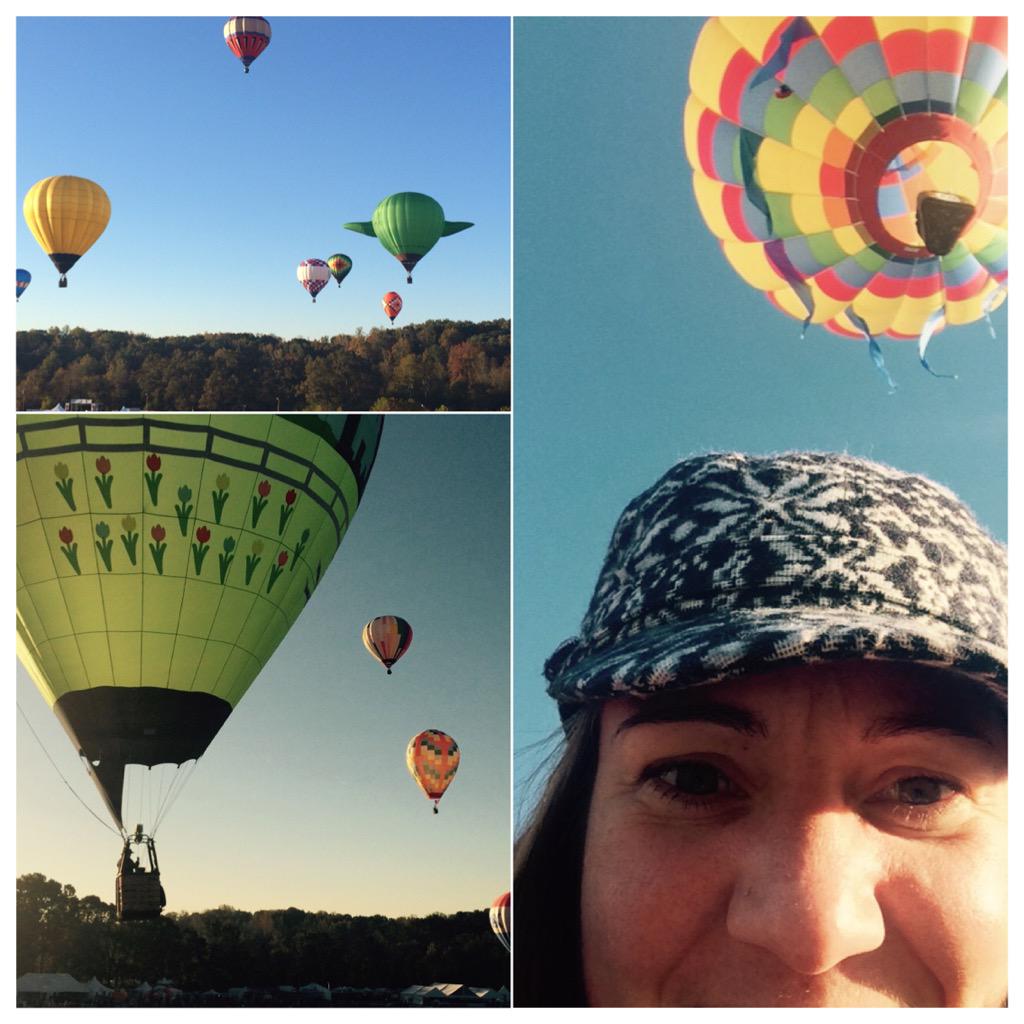 amykrakauer's tweet photo. Then and now. Carolina Balloonfest this am bringing back memories of all the years we saw the balloons in CO! http://t.co/cQOxzMXwYx