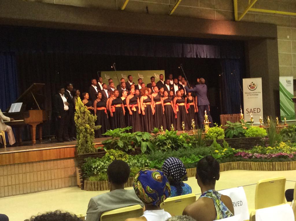CityTshwane's tweet photo. Competition too tight! Who will get to win the trophy? #ChoralFestival http://t.co/FnYmJNfDfk