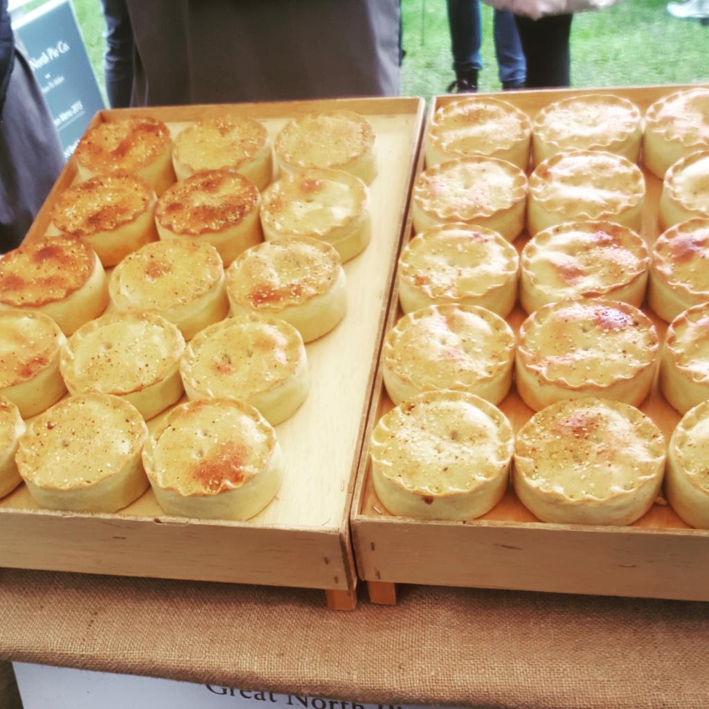 So many Pies.. lots of great food, loads of people. .always a great turnout in Ramsbottom <a href="/PieFestival/">PieFest Ramsbottom</a>