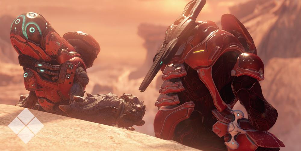 Halo's tweet image. In this new issue of #CanonFodder we talk Halo 5: Live and #HUNTtheTRUTH: halowaypoint.com/en-us/communit…