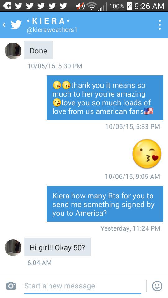 berthaf1999's tweet photo. Kiera agreed to send me something signed by her if I could get 50rts 😘😍PLEASE RT.She's a HUGE inspiration http://t.co/64GvDe2tLy