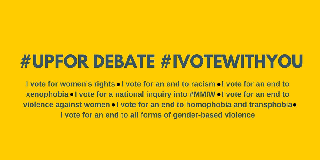 OCTEVAW's tweet photo. When you vote please remember to support #Ivotewithyou & #upfordebate @CAWI_IVTF @UpforDebate2015 @nccm @mousaOPS http://t.co/4Vlh1gDlg2