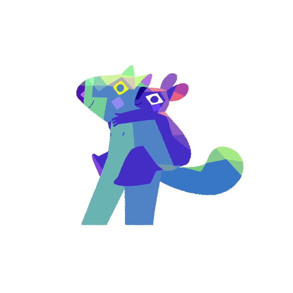 OrenHaskins's tweet photo. Piggyback all the way. #illustration #character #design #characterdesign #creatures http://t.co/JHw1hQzsw0