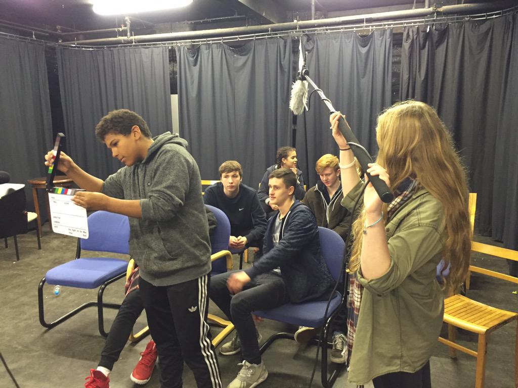 Getting to grips with business on both sides of the camera! #sundaysatworkshop