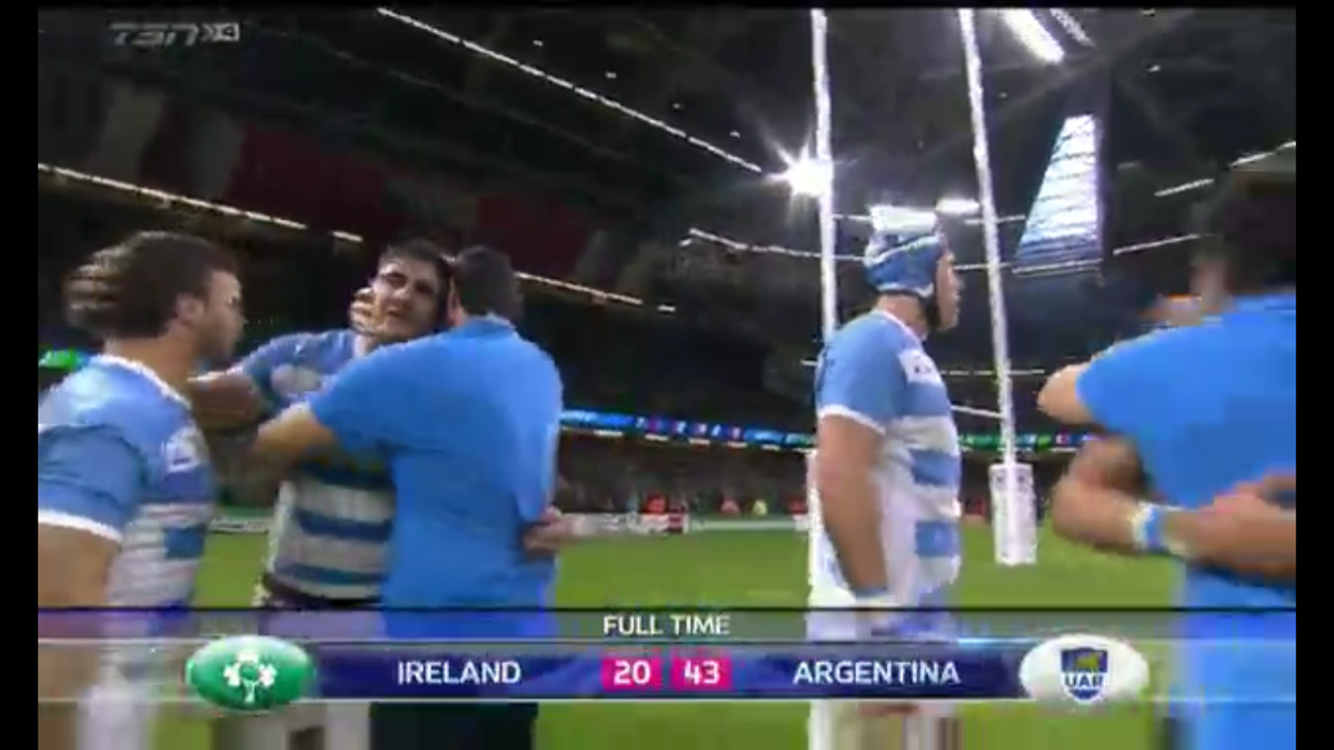 UnionRugbier's tweet photo. Ganaron #LOSPUMAS  #IRE 20 v 43 ARG #RWC2015 http://t.co/u9UymTmm4a