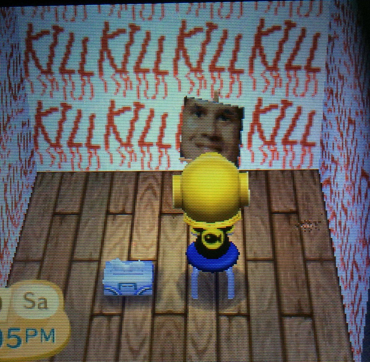 StuffOfNintendo's tweet image. This is what happens when you buy a used copy of Animal Crossing