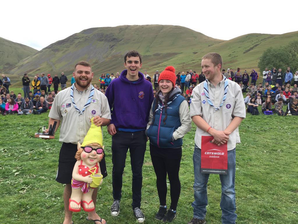 Winners of <a href="/HertsScouts/">Hertfordshire Scouts</a> network competition <a href="/polarisnetwork1/">Polaris Network</a> Not sure the little one passed kit check  #HPA2015