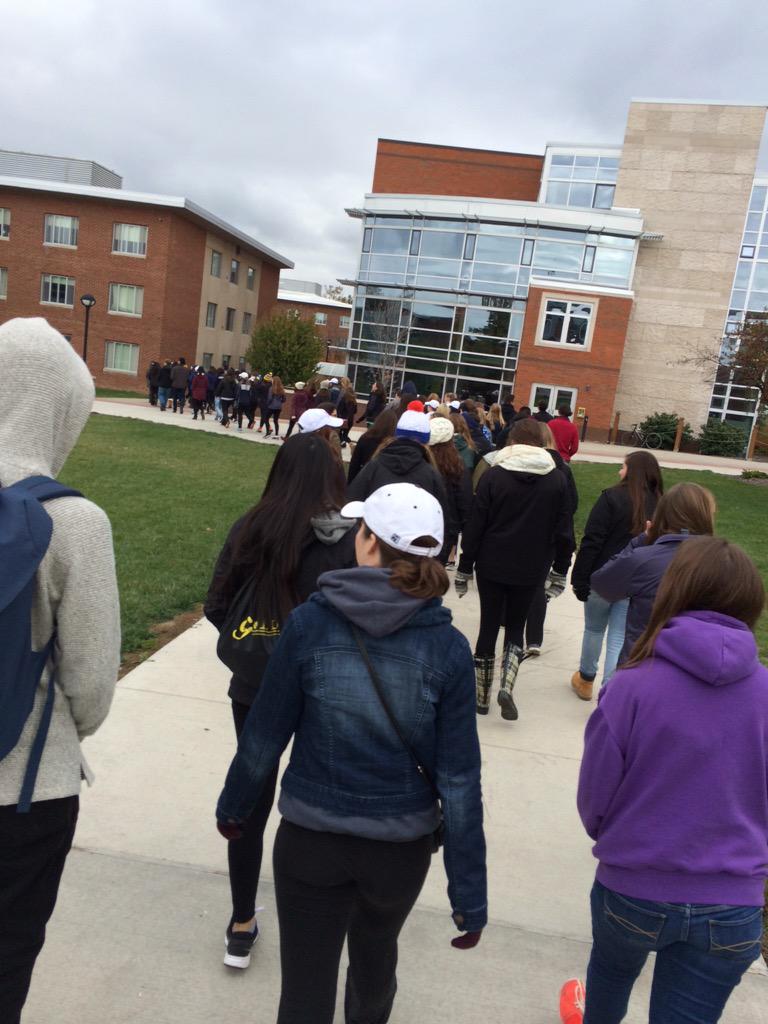 Geneseo delegation at our local Diabetes Walk! Over 150 Geneseo students came to support this cause! <a href="/NEACURH2015/">Regionals 2015</a>