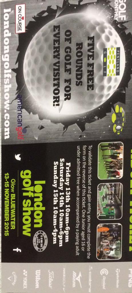 Pedhamplace's tweet photo. Still time to enter our free draw for a @LondonGolfShow ticket. Just RT and follow to qualify
#LondonGolfShow http://t.co/sjUiuLETFY