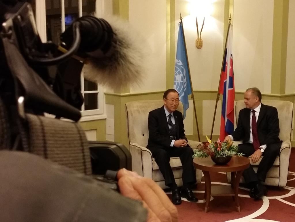 UN Spokesperson (@un_spokesperson) on Twitter photo #UNSG Ban Ki-moon is meeting #Slovakia President Andrej Kiska. Also met Foreign Minister <a href="/MiroslavLajcak/">Miroslav Lajčák</a> #UNSG Ban Ki-moon is meeting #Slovakia President Andrej Kiska. Also met Foreign Minister <a href="/MiroslavLajcak/">Miroslav Lajčák</a>
