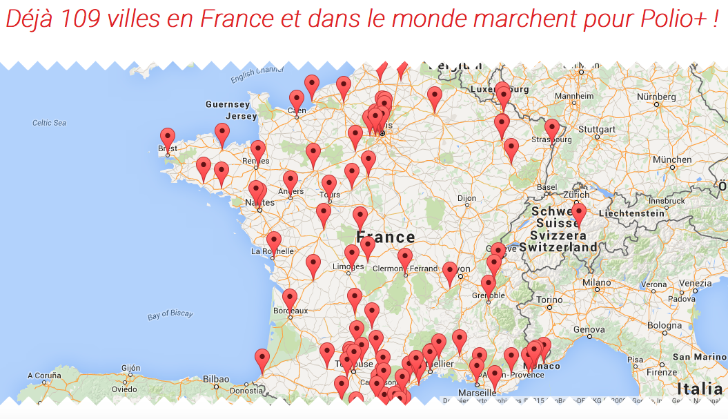 POLIO WALK #EndPolio  [Participation 1€ = 2 vaccins]  -Inscrivez-vous sur ow.ly/TgDTM