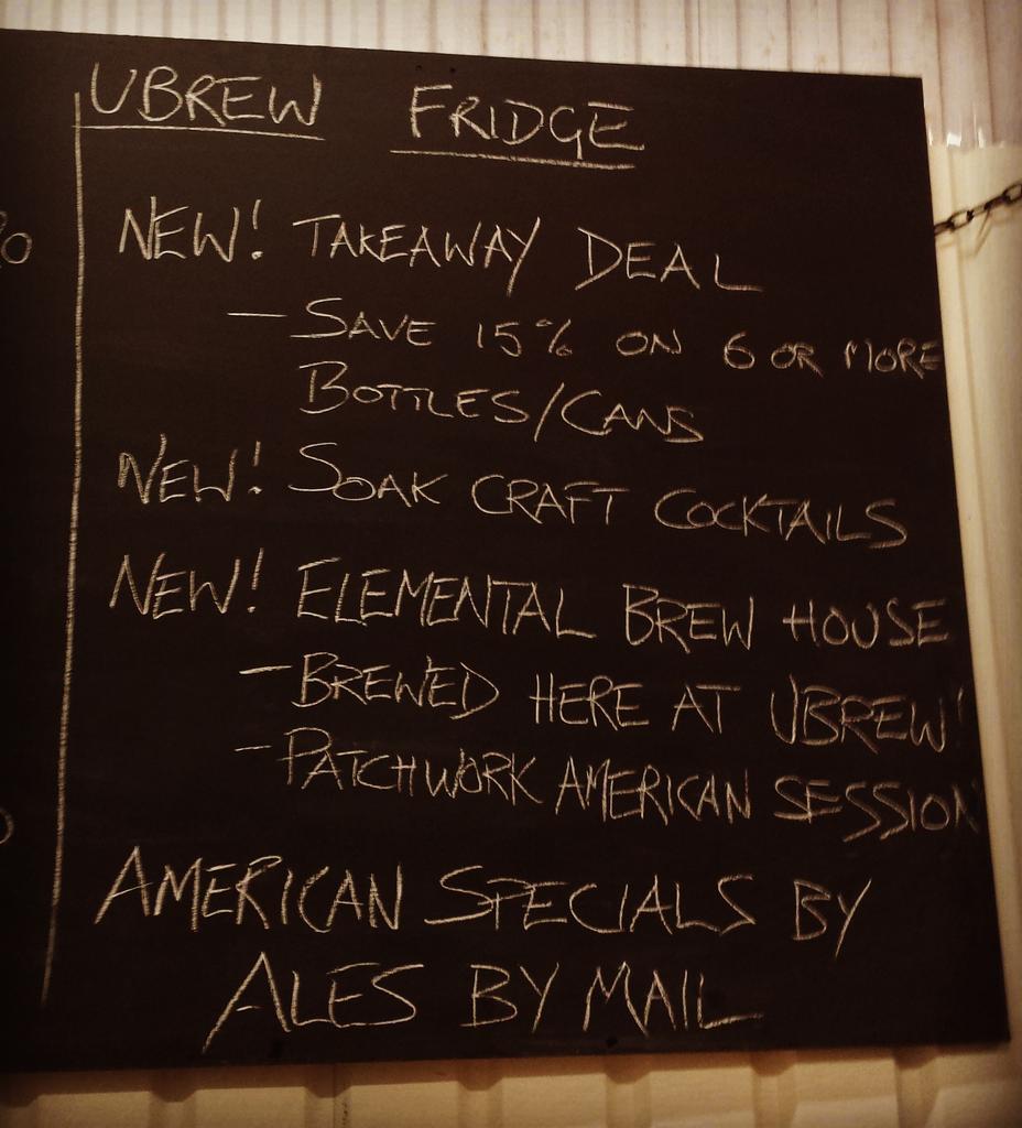 ElementalBrew's tweet image. #EBH is in the #beerfridge @ubrewcc 
Stop by to try #Patchwork our #SessionAle 
#londoncraft #craftbeer