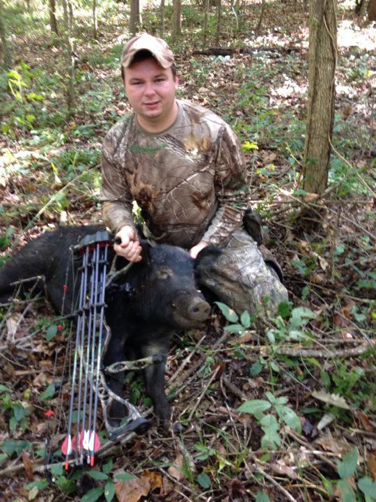 jdecker86's tweet image. Nice Georgia boar harvested with my Hoyt.