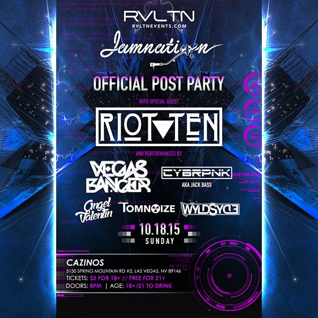 Ravealation's tweet photo. Come party with us TONIGHT w/ @RiotTenMusic @DJVegasBanger @CYBRPNKMUSIC @djangelvalentin #tomnoize & @THEWYLDSYDE!! http://t.co/WNXLpdirCK