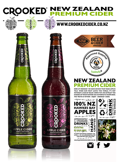 BlackboardWines's tweet image. Looking good Crooked cider!! nice new POS and 330ml botttles