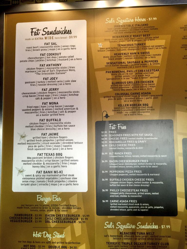 LowKeySereika's tweet photo. What would you get?!? This place is the best! @fatsalsdeli w/ @JaredEugene http://t.co/XIf0jc9Q6A