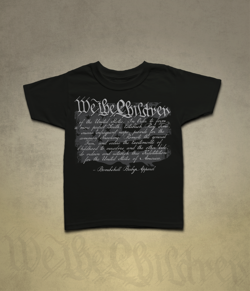 BombshellBabyAp's tweet image. We The Children of the United States of America, in youth sizes! Get yours now for $2 off! bit.ly/BombBaby17