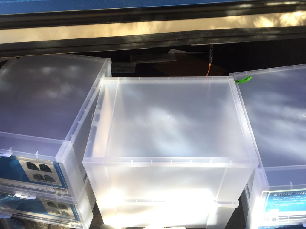 taetae2def's tweet image. Picked up a few from @ContainerStore #DropFrontShoeBox #Wall #Project