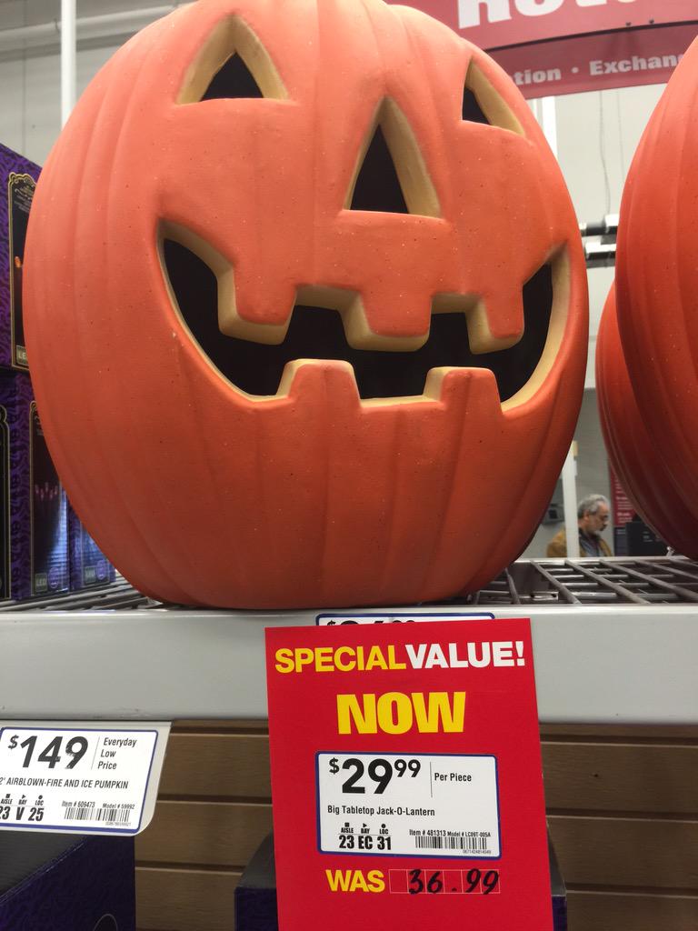 gpmsaves's tweet image. #greatdeal at #lowes on #Halloween stuff #boo #gpmsaves