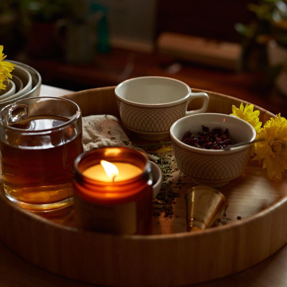 Cozying up with <a href="/GullahGirlTea/">Gullah Girl Tea</a> &amp; practicing #meditation tonight! How are you rejuvenating yourself this Sunday?