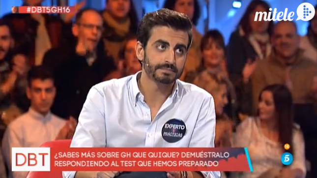 ghoficial's tweet photo. Muti:"Has sido el primer concursante reventado"
Quique:"Y tú el concursante invisible. Y lo sigues siendo" #DBT5GH16 http://t.co/wFxO1g61qL