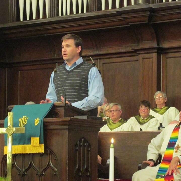 Grateful to have @fultonprincipal with us in worship today to share about our partnership.