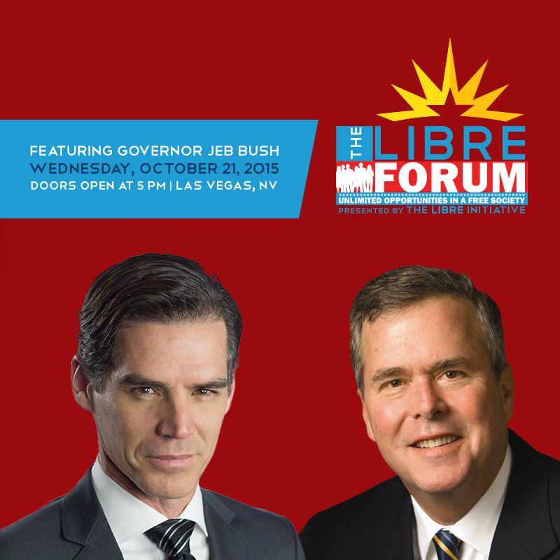 EurekaStrategy's tweet image. #LIBREForum in #Vegas this week with @JebBush @LIBREinitiative #PolicyIssues #Latinos RSVP today!