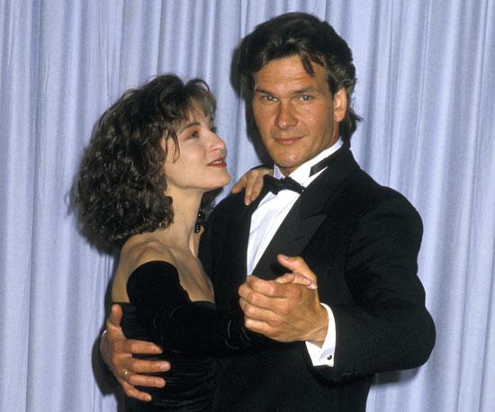 xxxx80s's tweet photo. Jennifer Grey and Patrick Swayze at the 1988 Oscars http://t.co/tCru1Qiv5W