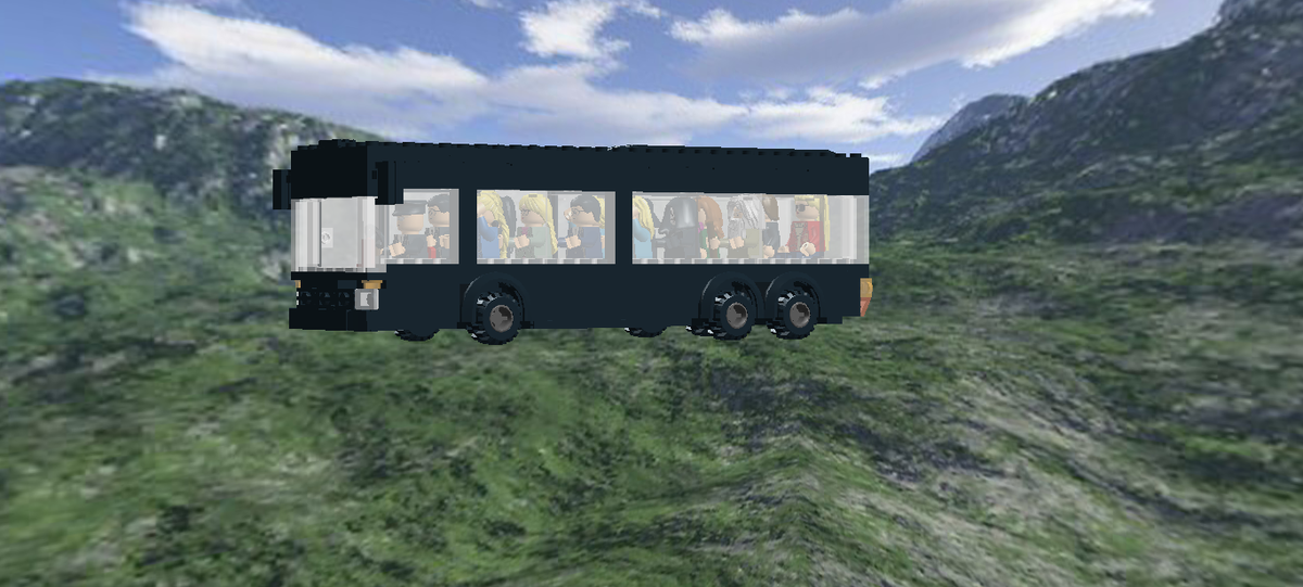 EarthElsa's tweet image. Can anyone guess the two OUAT characters on the bus? [@ThatTownMonster @OutlawWolf927 ]