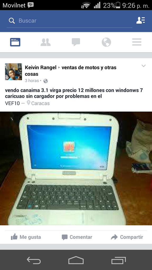 YDOSK's tweet photo. Que te puedo decir #estafador #ladrón si la vende sin cargador sera por algo http://t.co/meX0rqWhnQ