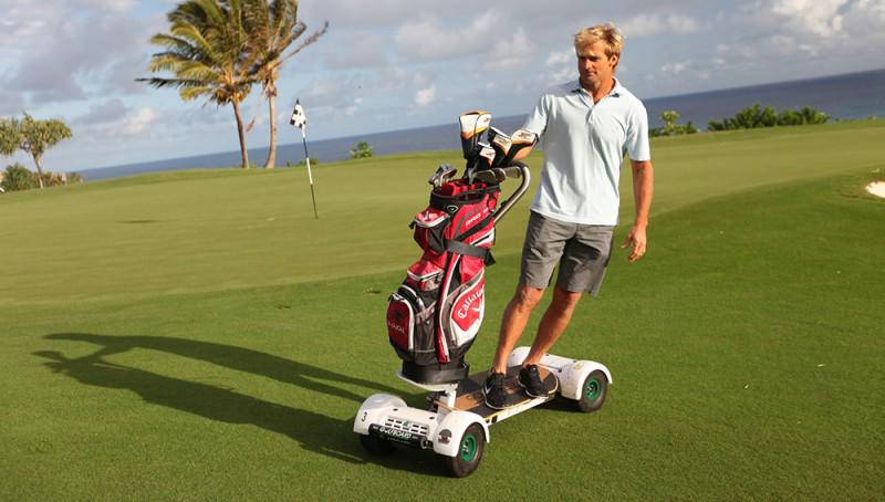 RobbReport's tweet image. Leave it up to surfer @LairdLife to dream up the incredible new @GolfBoards. Watch him ride &amp;gt; bit.ly/1ZEVPbP