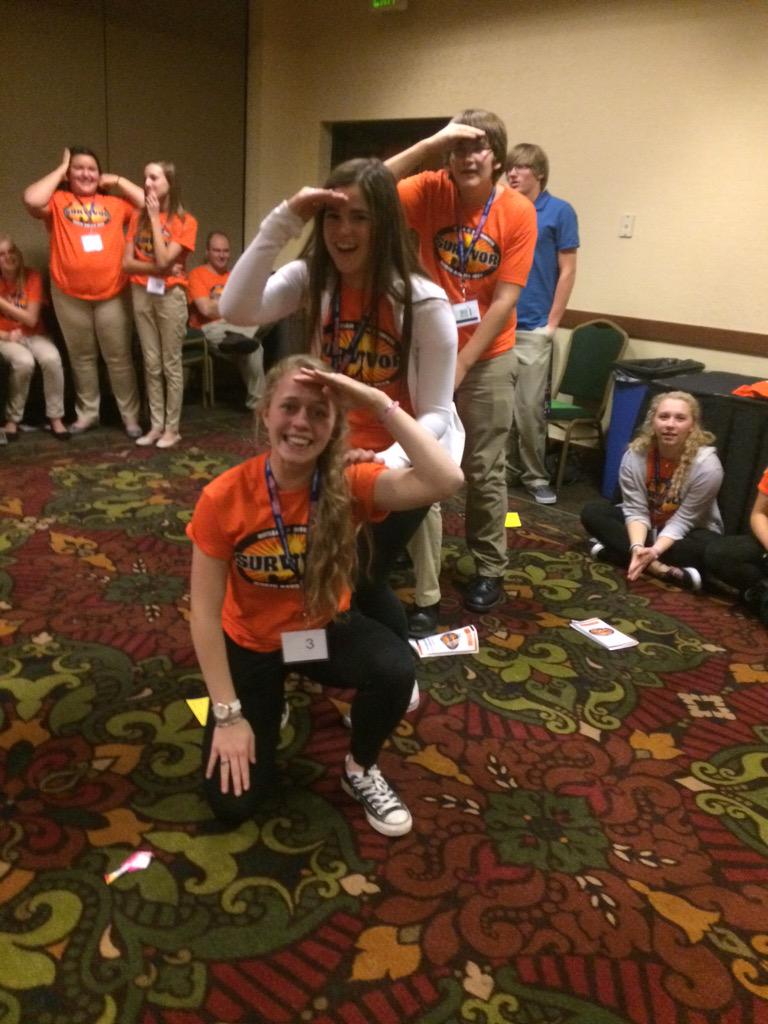Some actions shots of your officers #FLC #workhardplayhard <a href="/NDDECA/">North Dakota DECA</a>