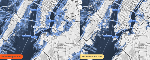 CityLab's tweet photo. The U.S. cities that could disappear below sea level http://t.co/KFMhddUEAi via @qz http://t.co/MaLc2USqVE