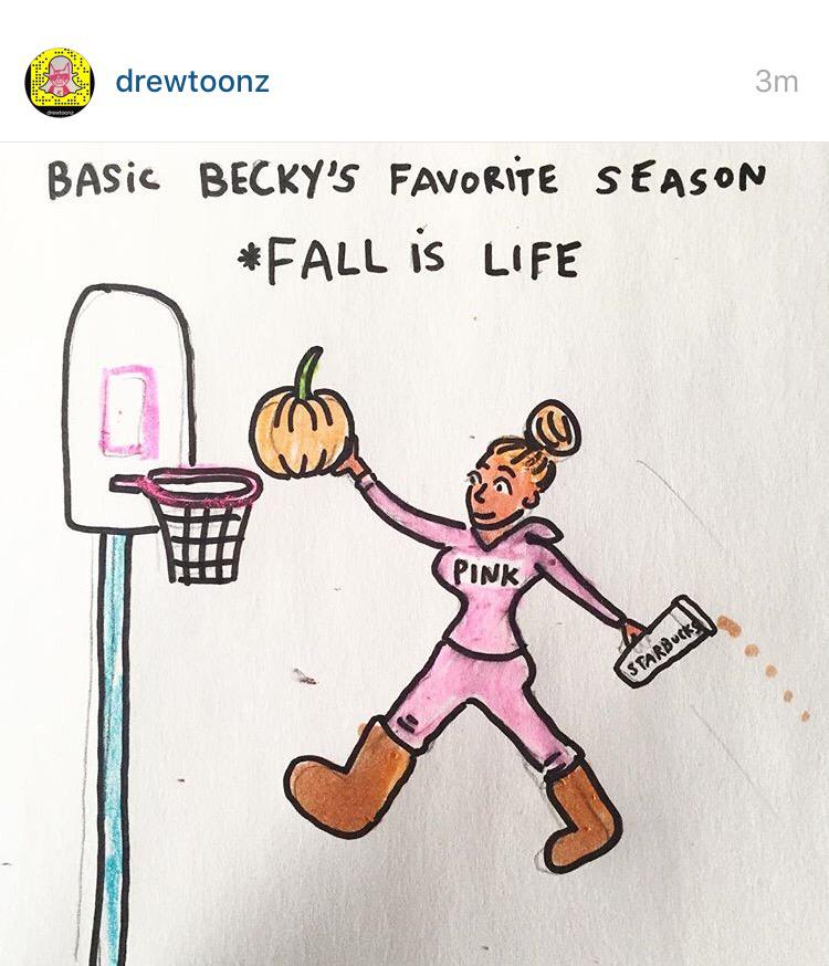 jessimagallon's tweet image. The perfect meme to describe how I feel about Fall 🍂 #basicbitchproblems