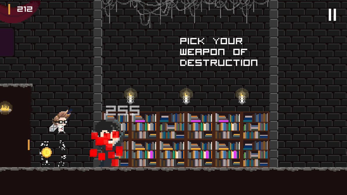 articint's tweet photo. Pick from 3 different weapons to unleash your wrath! #indiedev #gamedev #pixelart http://t.co/SId3j6gmIz