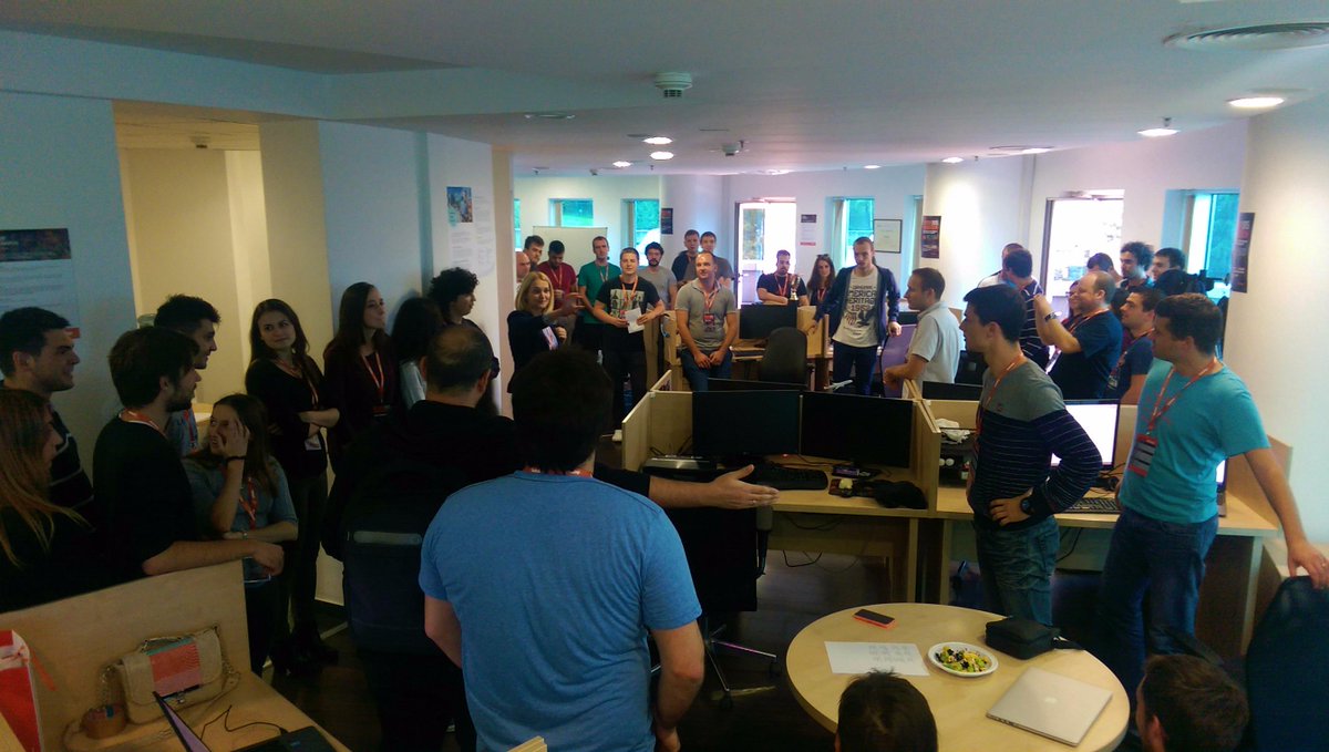 Infobip's tweet image. Our #Hackathon in Sarajevo brought in a lot of smiles to a lot of faces. #codingrules