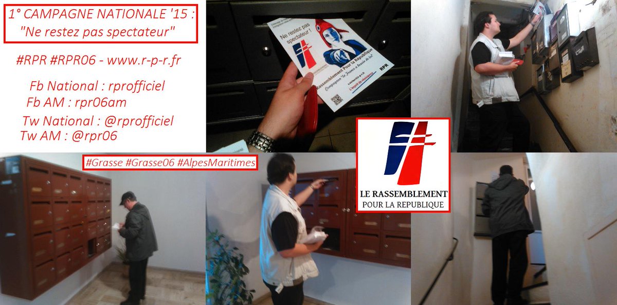 rprofficiel's tweet photo. La campagne nationale #RPR "Ne restez pas spectateur" a débuté avec #Grasse #Grasse06 #RPR06 cc @RPR06 @RPR_Grasse http://t.co/WRvhmyTA8E