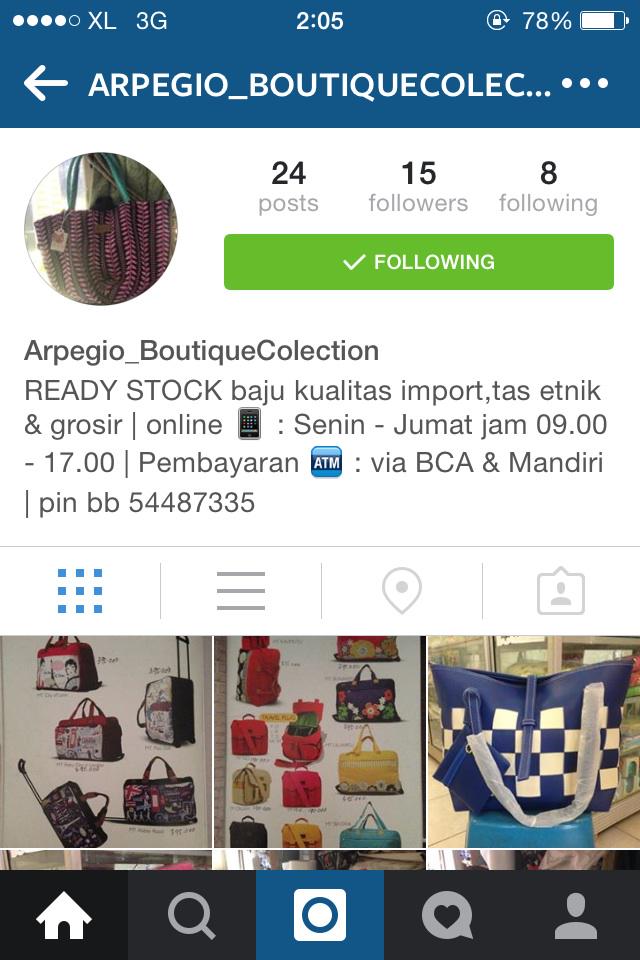 codie_sabeb's tweet photo. di chek yuuk IG nya @arpegio_boutiquecolection ..ada tas2 yg keren sesuai kantong kalian 👍👍 http://t.co/pxLSvE3tZa