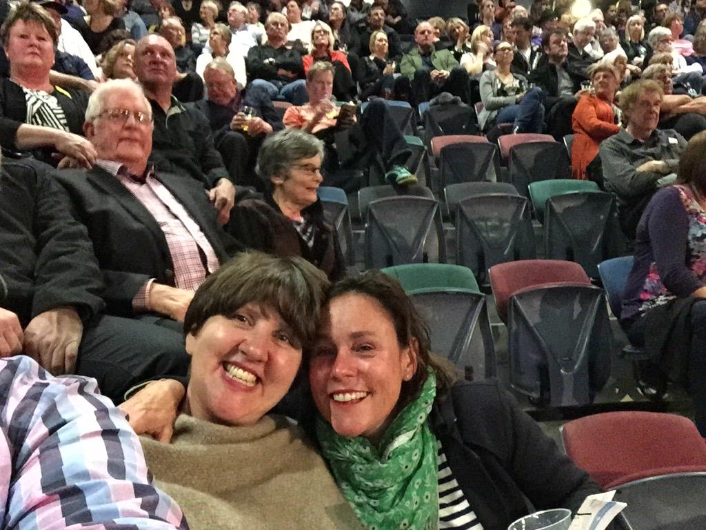 Lou and sweet Carolyn! #tweetcaroline