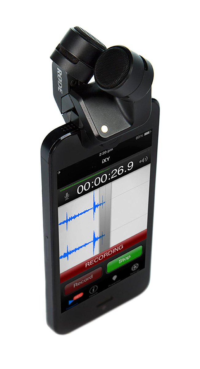 De #iXY van @rodemics is een stereo microfoon geschikt voor #iPhone & #iPad. #stereorecording