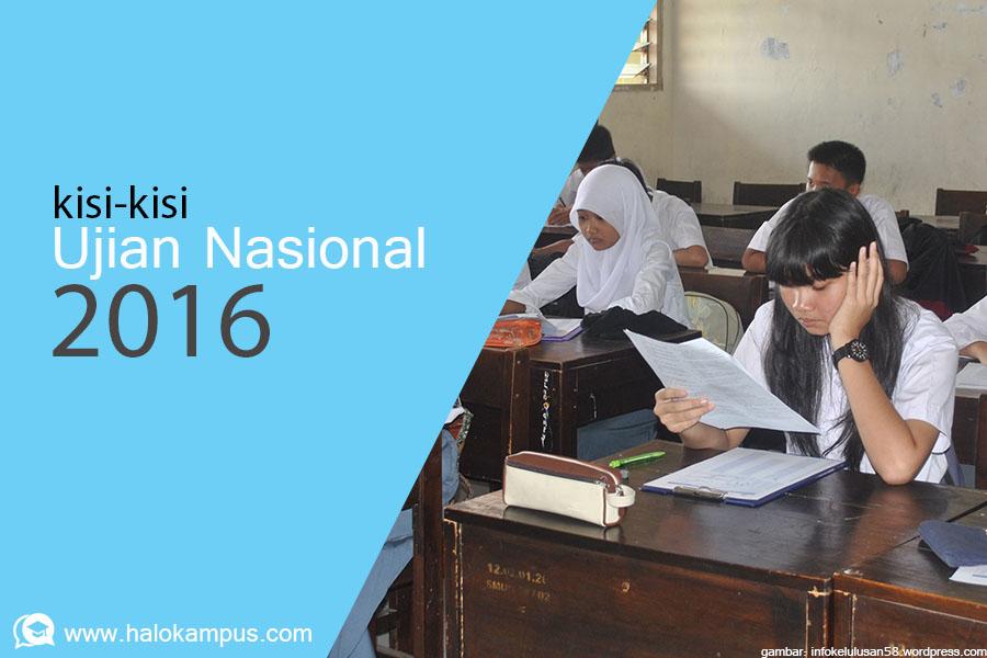 Buat persiapan UN 2016, pelajari dulu nih kisi-kisinya disini >> halokampus.com/ujian-nasional…